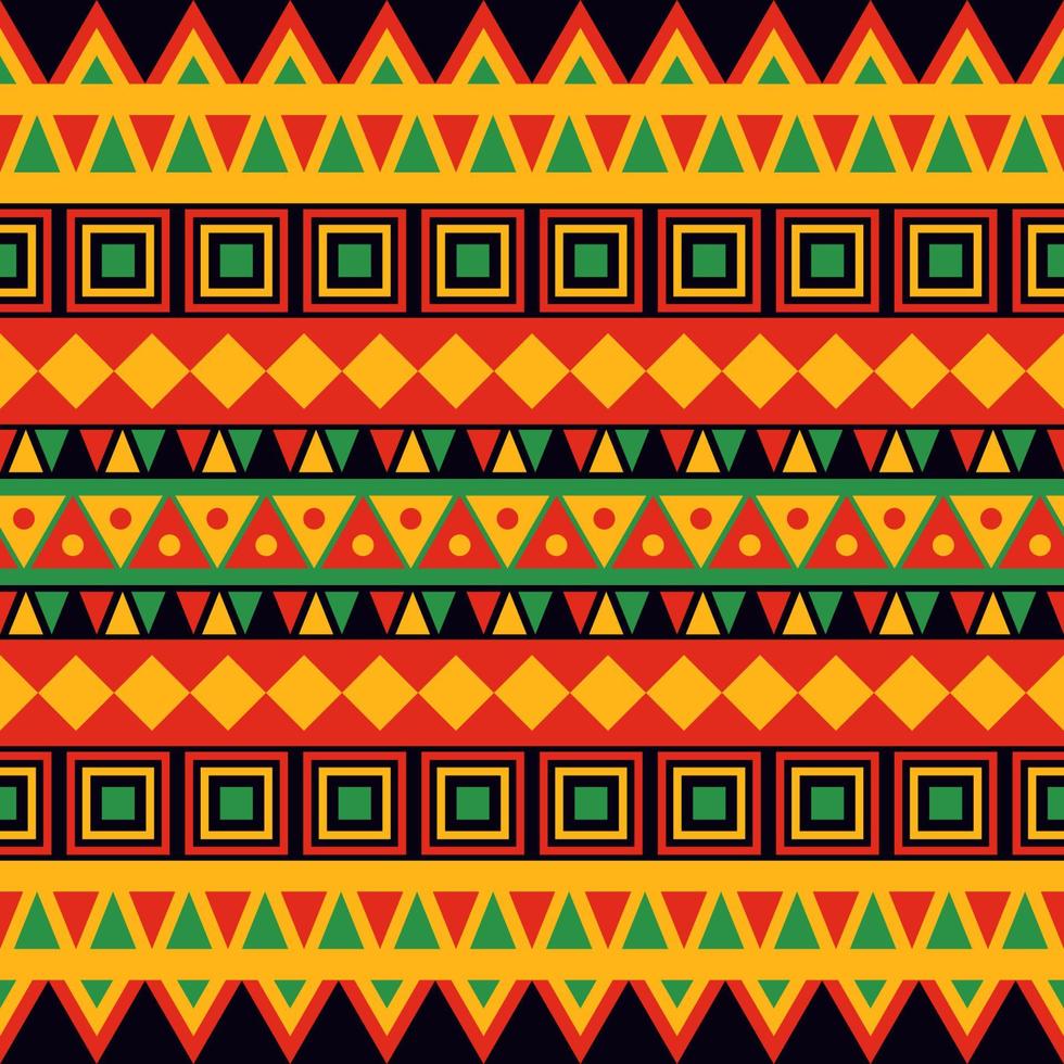 980x980 pattern with hearts in traditional Pan African colors, yellow, green, black background. Backdrop for Kwanzaa, Black history month, Black Love Day, Juneteenth greeting card, banner