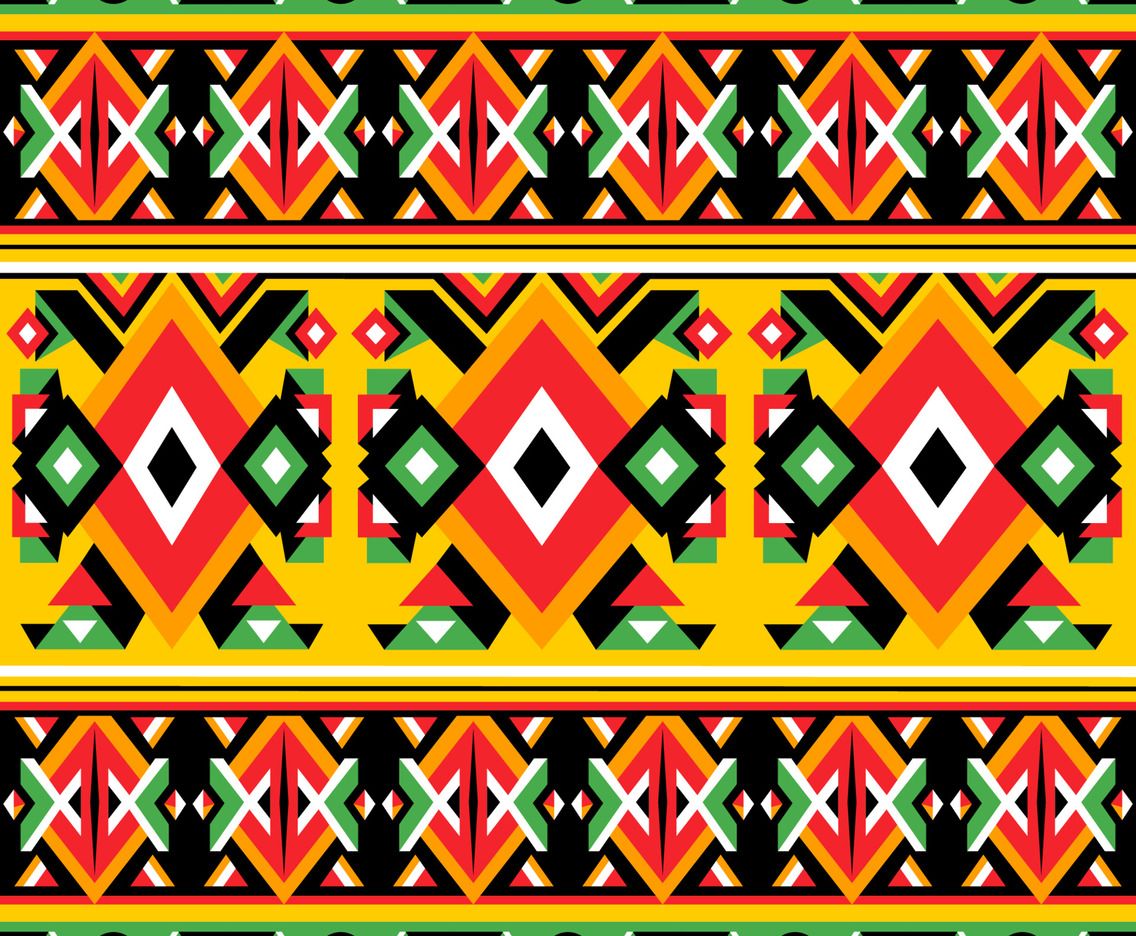 1136x936 Pan African Color Seamless Pattern