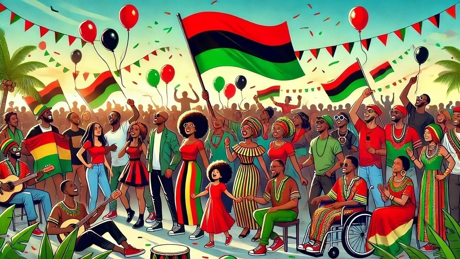 1600x900 Unveiling The Red Black Green Universal Pan African Flag Day Celebrating Unity 1600x900 Of The Black World 21st Century
