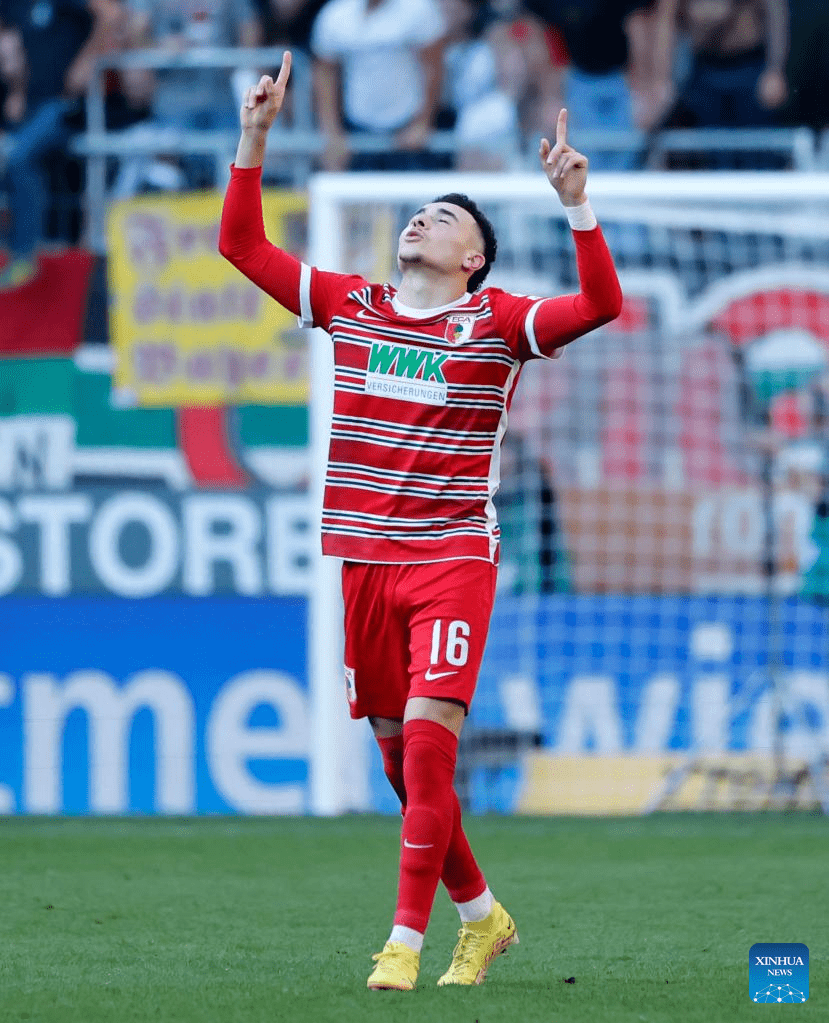 829x1023 German First Division Bundesliga Football Match: FC Augsburg Vs. RB Leipzig Xinhua