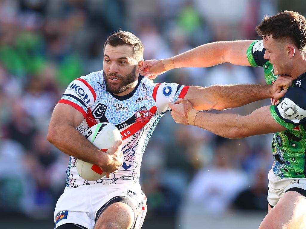 1024x768 NRL Round 12 2024: James Tedesco Stars As Sydney Roosters Win 44 16 Over Canberra Raiders