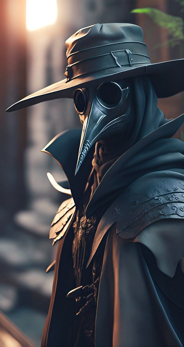 736x1387 Plague Doctor
