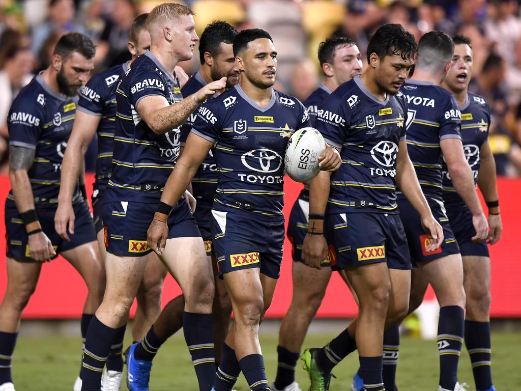 1024x768 NRL 2022. North Queensland Cowboys centre Valentine Holmes might just have found his calling in the centres