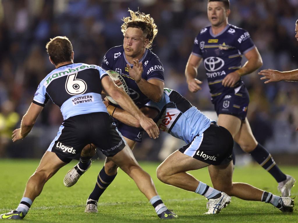 1024x768 Valentine Holmes field goal, NRL Cowboys v Sharks final: Missed all practice shots