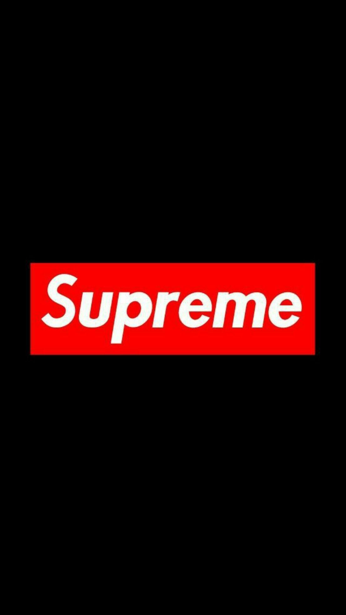 Supreme Logo Black