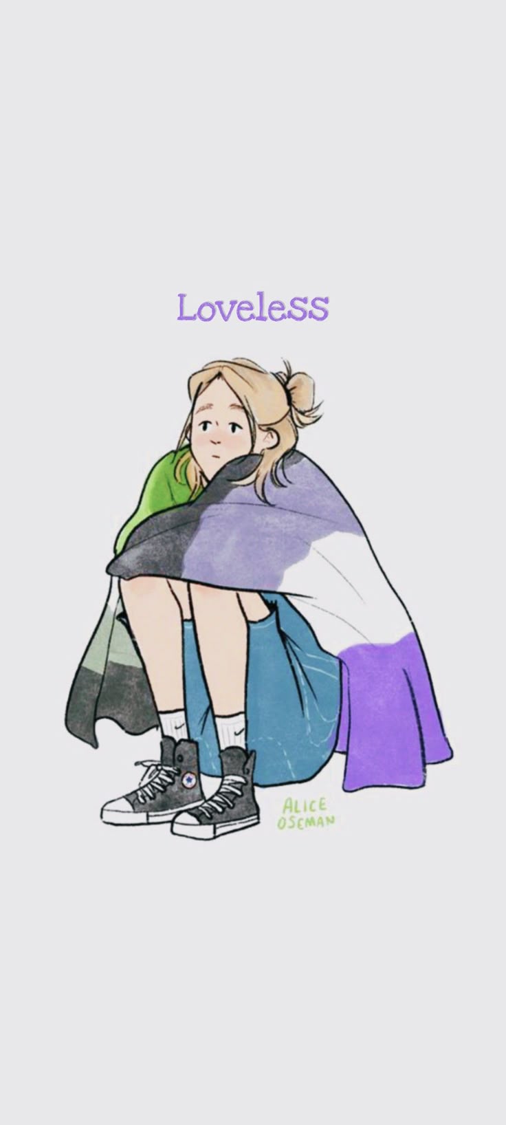 736x1636 Loveless Wallpaper (art by Alice Oseman)