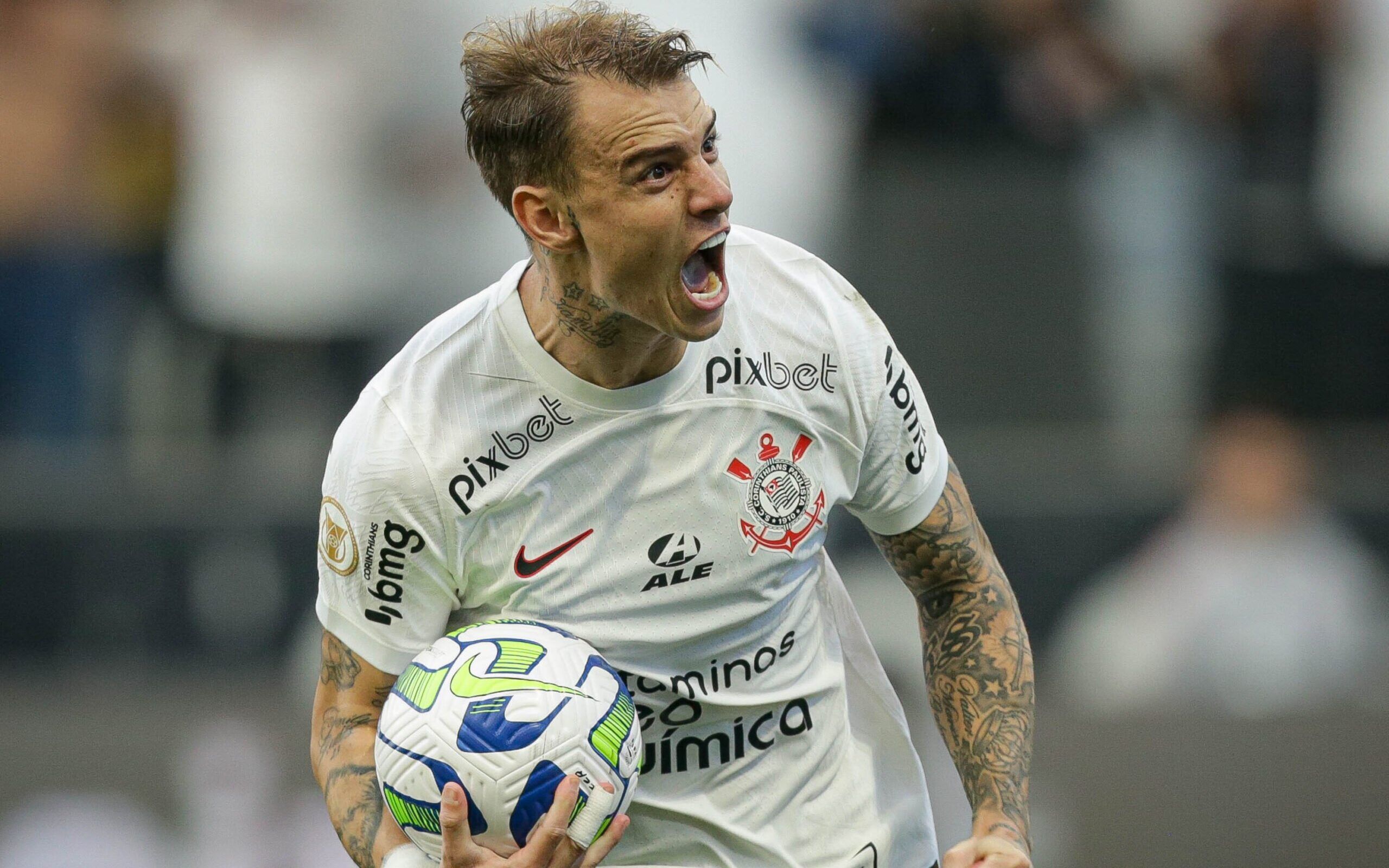 2560x1600 Apresentador da Globo se derrete por golaço de Róger Guedes: 'Antológico, absurdo!'!