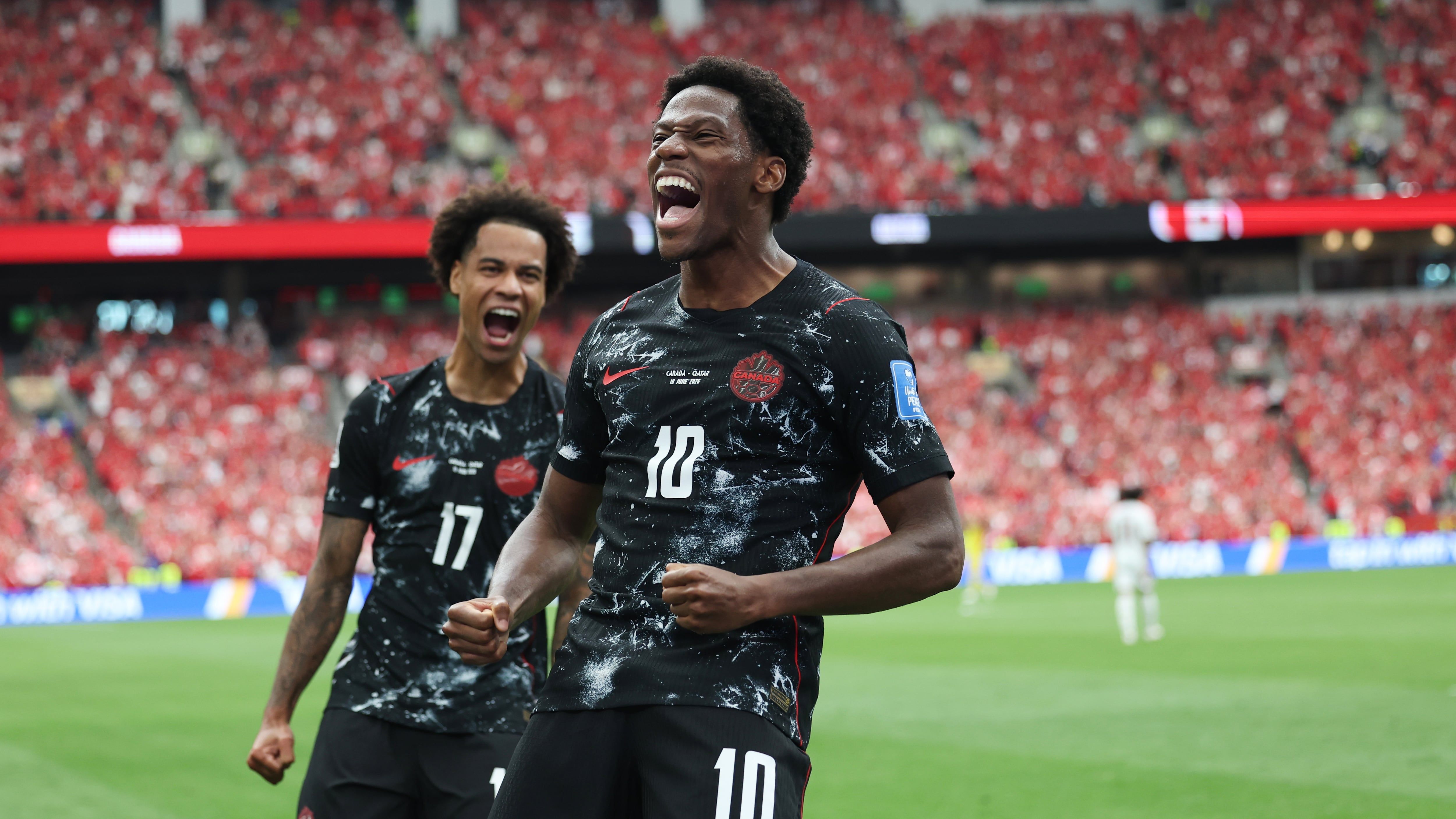 5000x2812 David's Hat Trick Propels Canada To 1st World Cup Win, 6 0 Over Qatar TV Channel 2