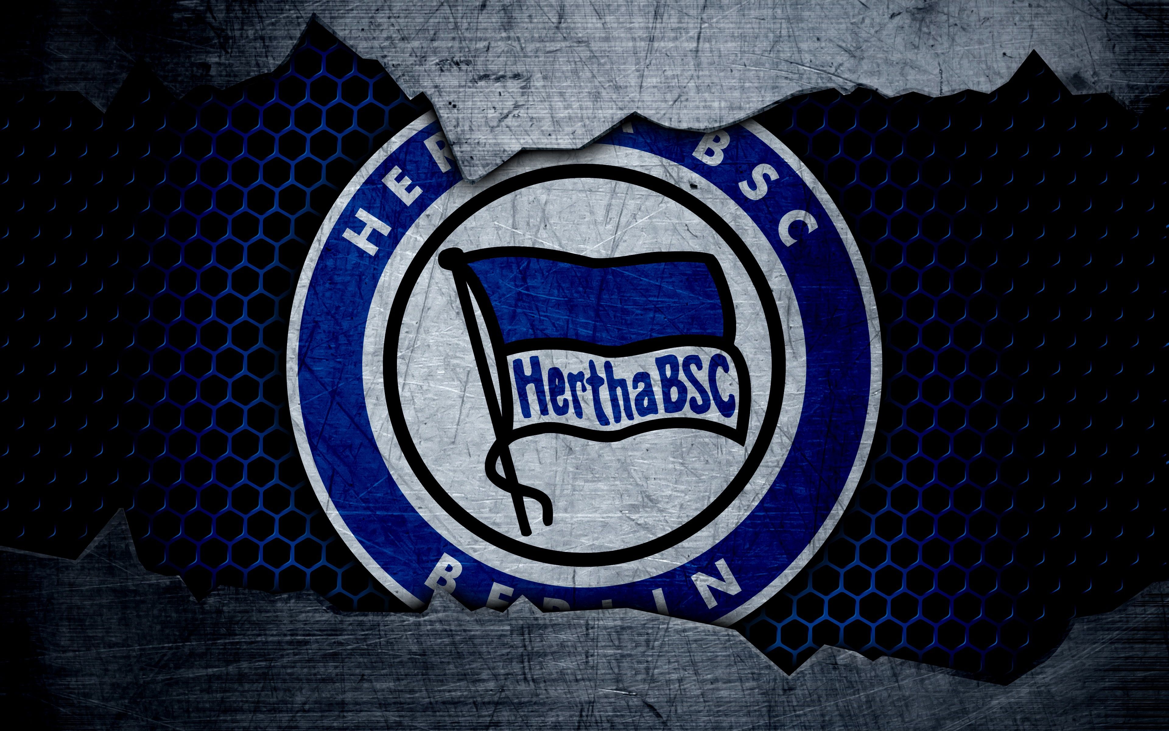 3840x2400 Wallpaper wallpaper, logo, football, Sport, Hertha Berlin for mobile and desktop, section спорт, resolution 3840x2400