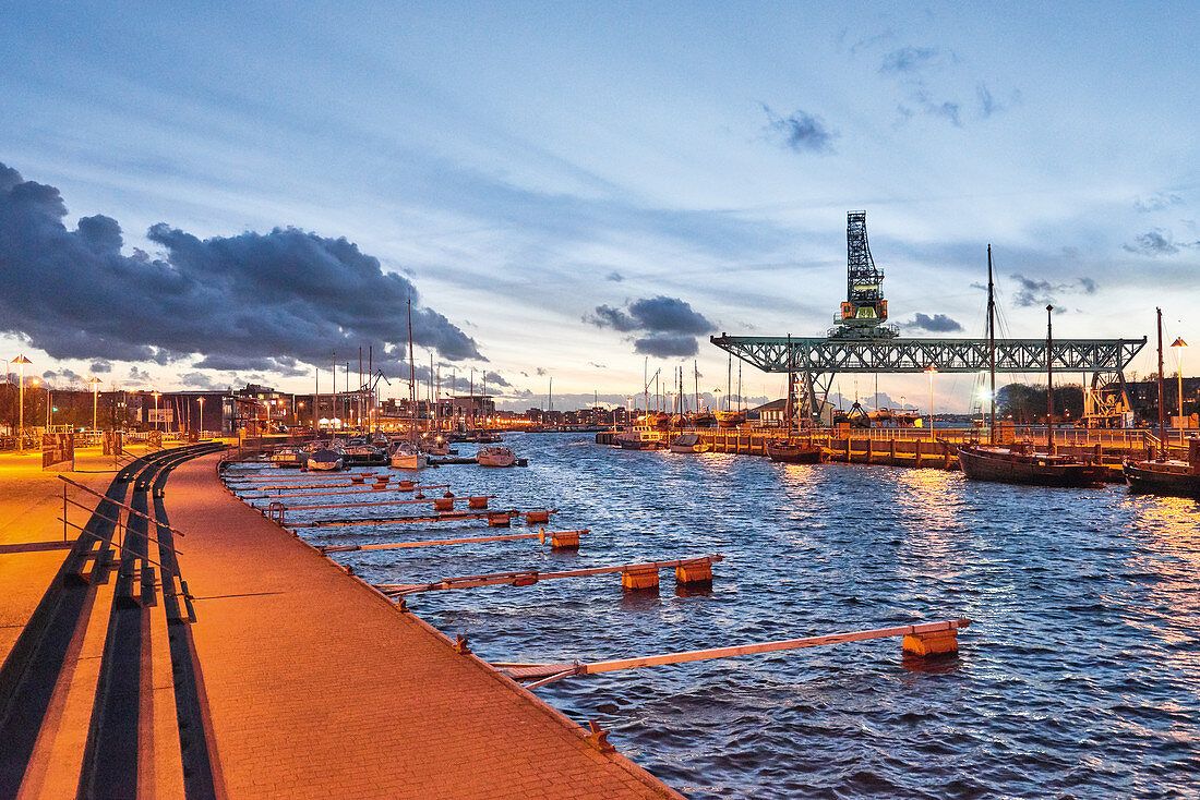 1100x734 Rostock harbour, Germany