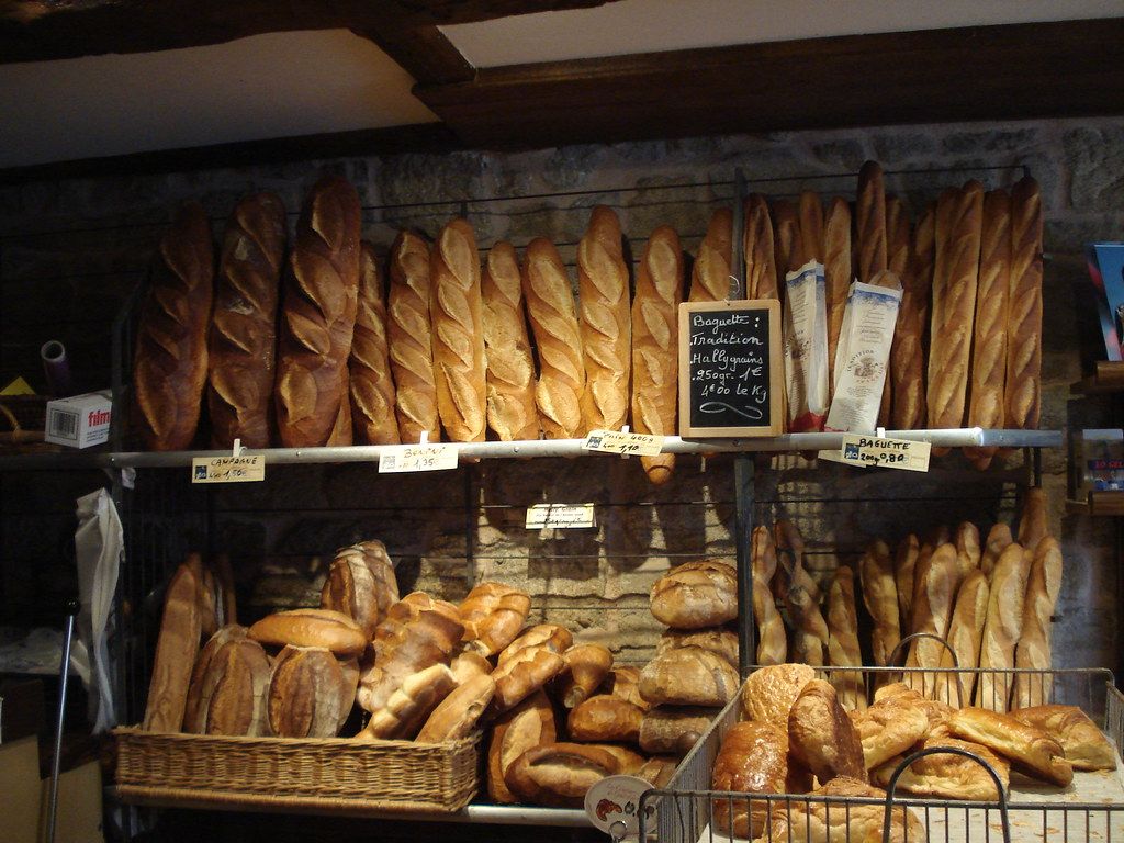 1024x768 Inside A Boulangerie Patisserie In Brittany (Bretagne)