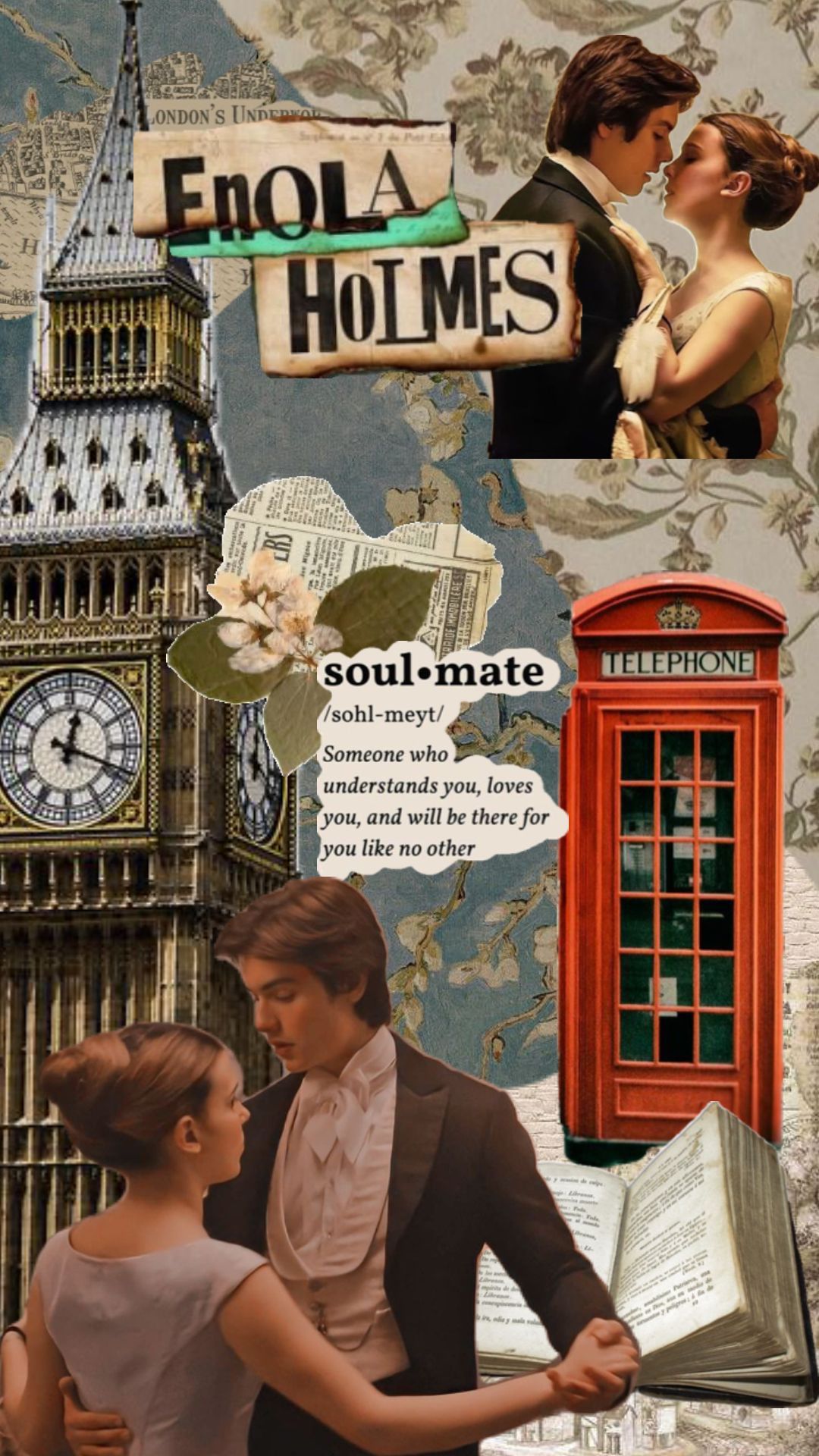 1080x1920 Check out idkwhatimdoing123456's Shuffles Enola Holmes <3 #wallpaper #vibes #enolaholmes #enolaholmes2 #milliebobbybrown #louispartridge #aesthetic