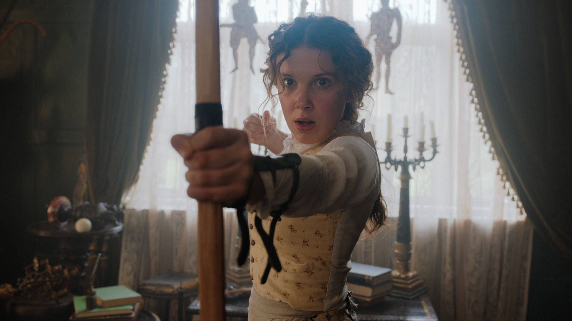 1920x1080 Enola Holmes Wallpaper