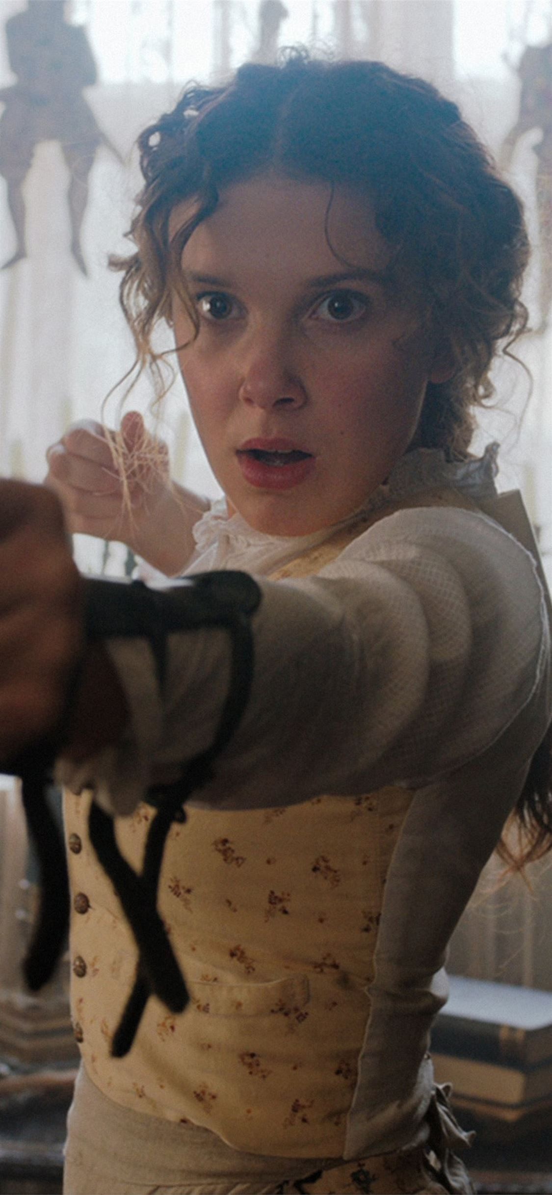 1125x2436 Enola Holmes Wallpaper