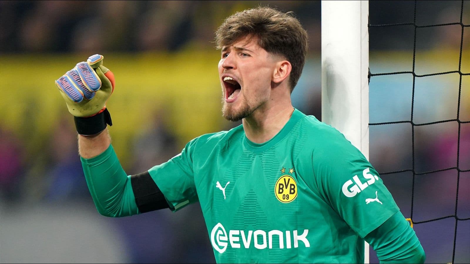 1600x900 Vodacom Soccer. News. Borussia Dortmund's star goalkeeper Gregor Kobel shuts down transfer talk