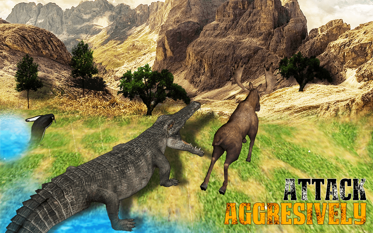 1280x800 Crocodile Attack 3D on Amazon Appstore