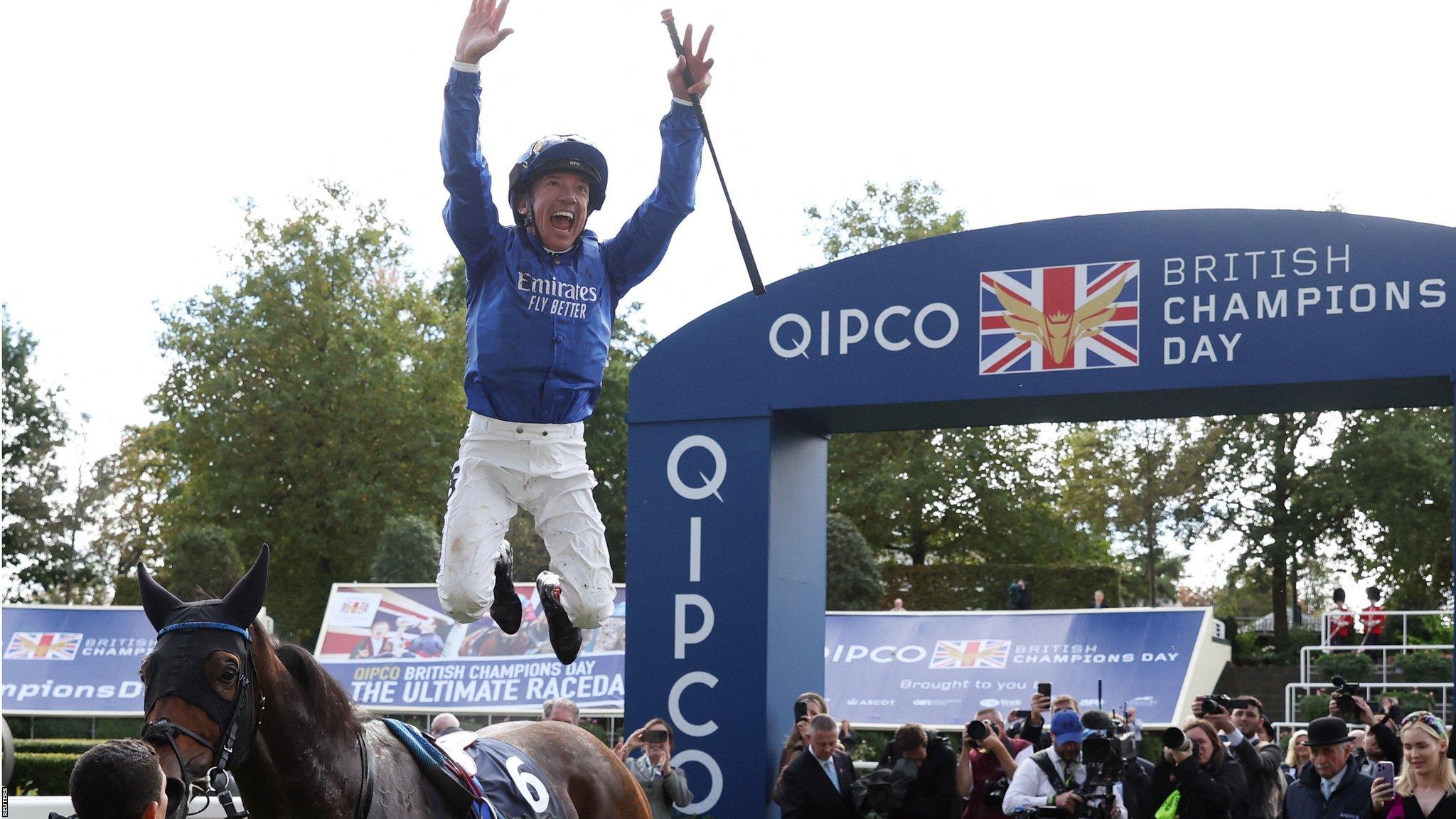 2048x1152 Frankie Dettori: Jockey wins with King Of Steel and Trawlerman on British farewell at Ascot