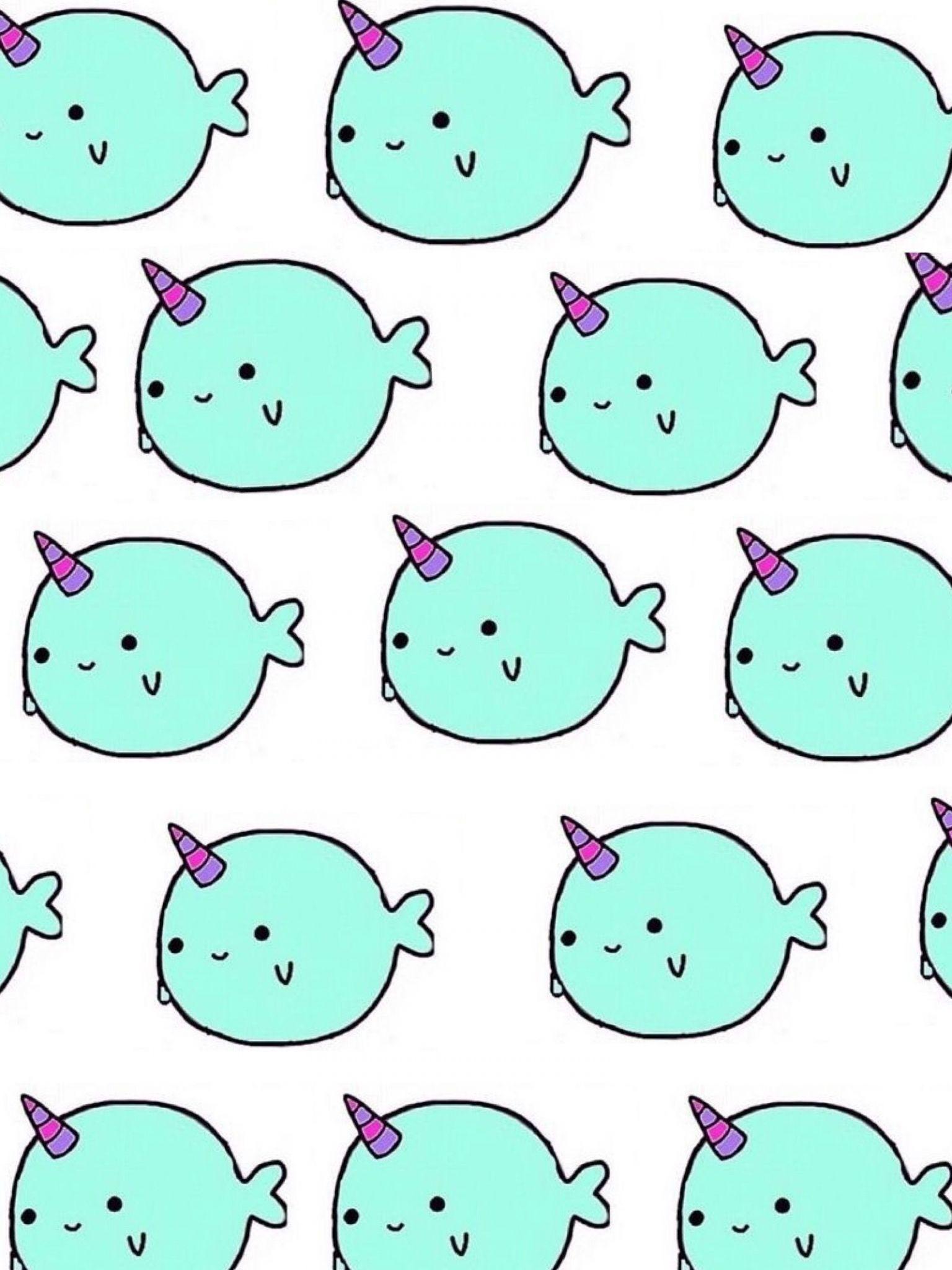 1536x2048 Free download Kawaii Narwhal Wallpaper Top Kawaii Narwhal