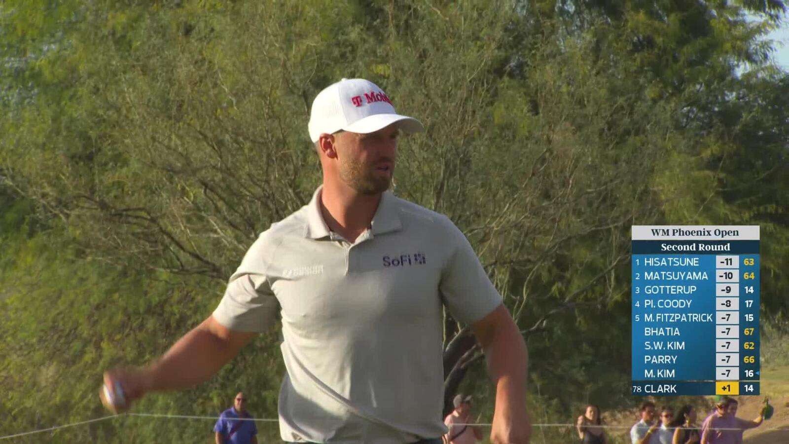 1600x900 Wyndham Clark Hits 57 Yard Approach To 7 Feet, Sets Up Birdie On No. 15