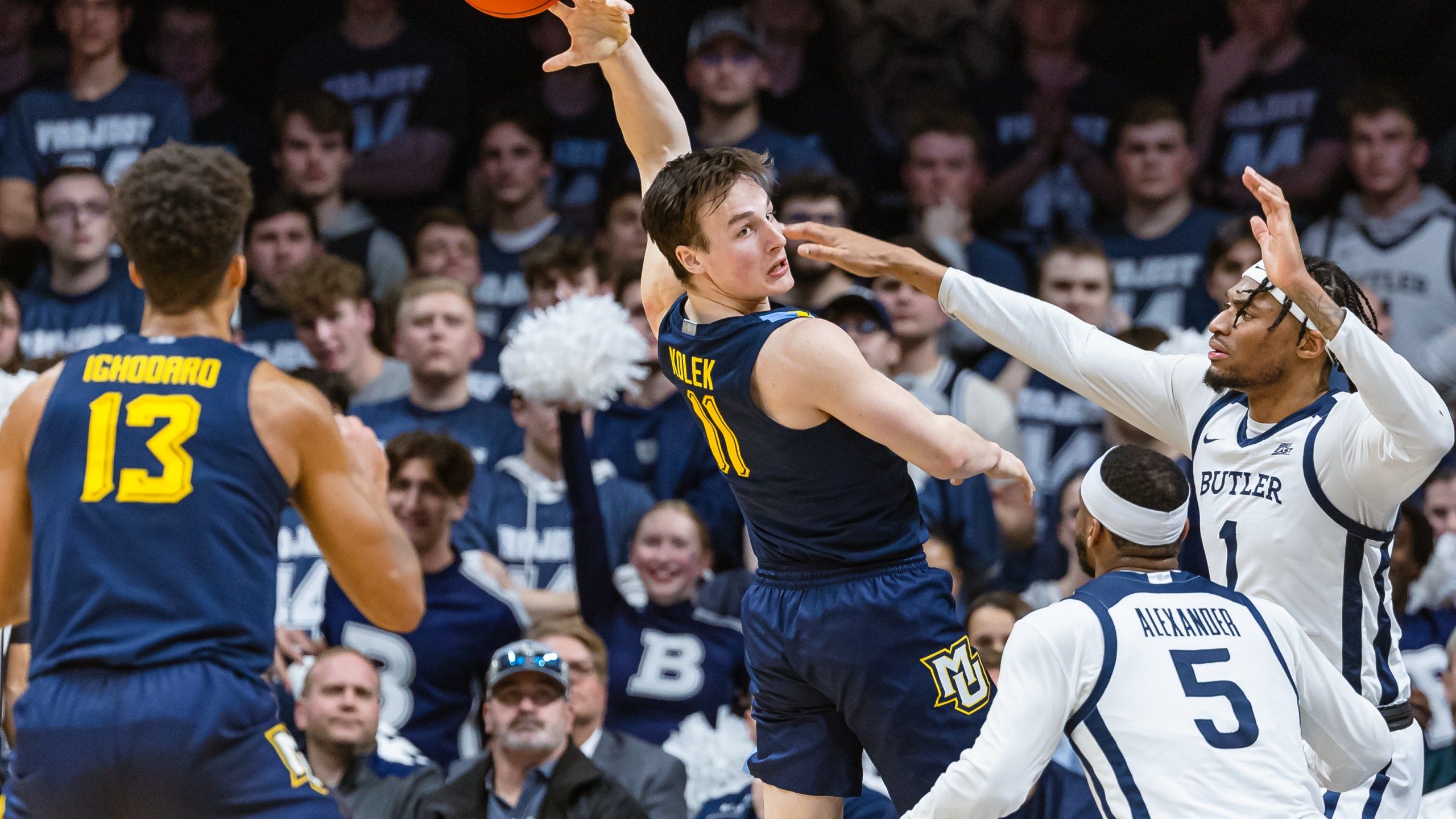 2560x1440 Tyler Kolek Helps No. 4 Marquette Fend Off Late Charge To Beat Butler 78 72