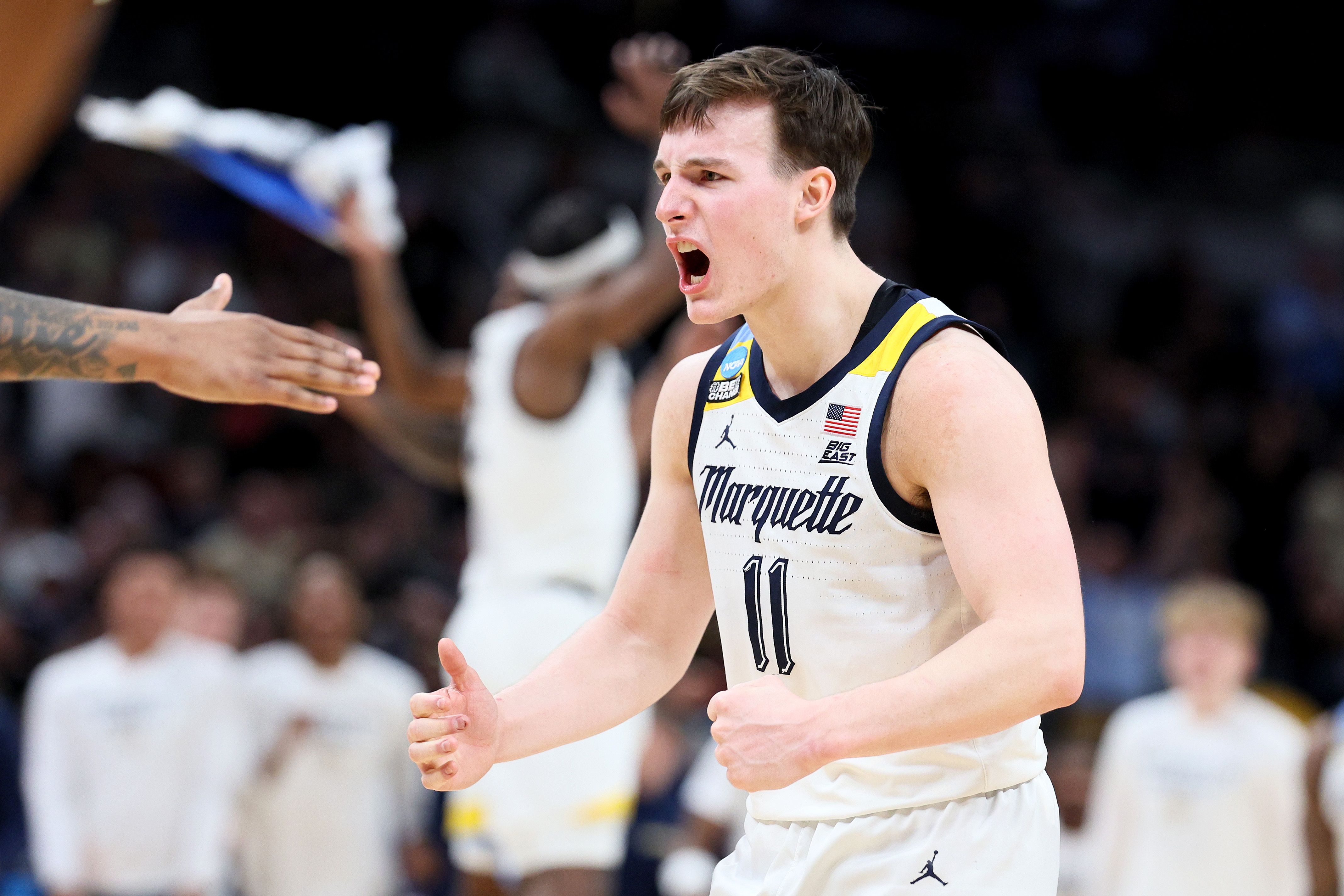 4272x2848 NCAA Tournament: Rhode Island native Tyler Kolek leads Marquette past Colorado and into Sweet 16