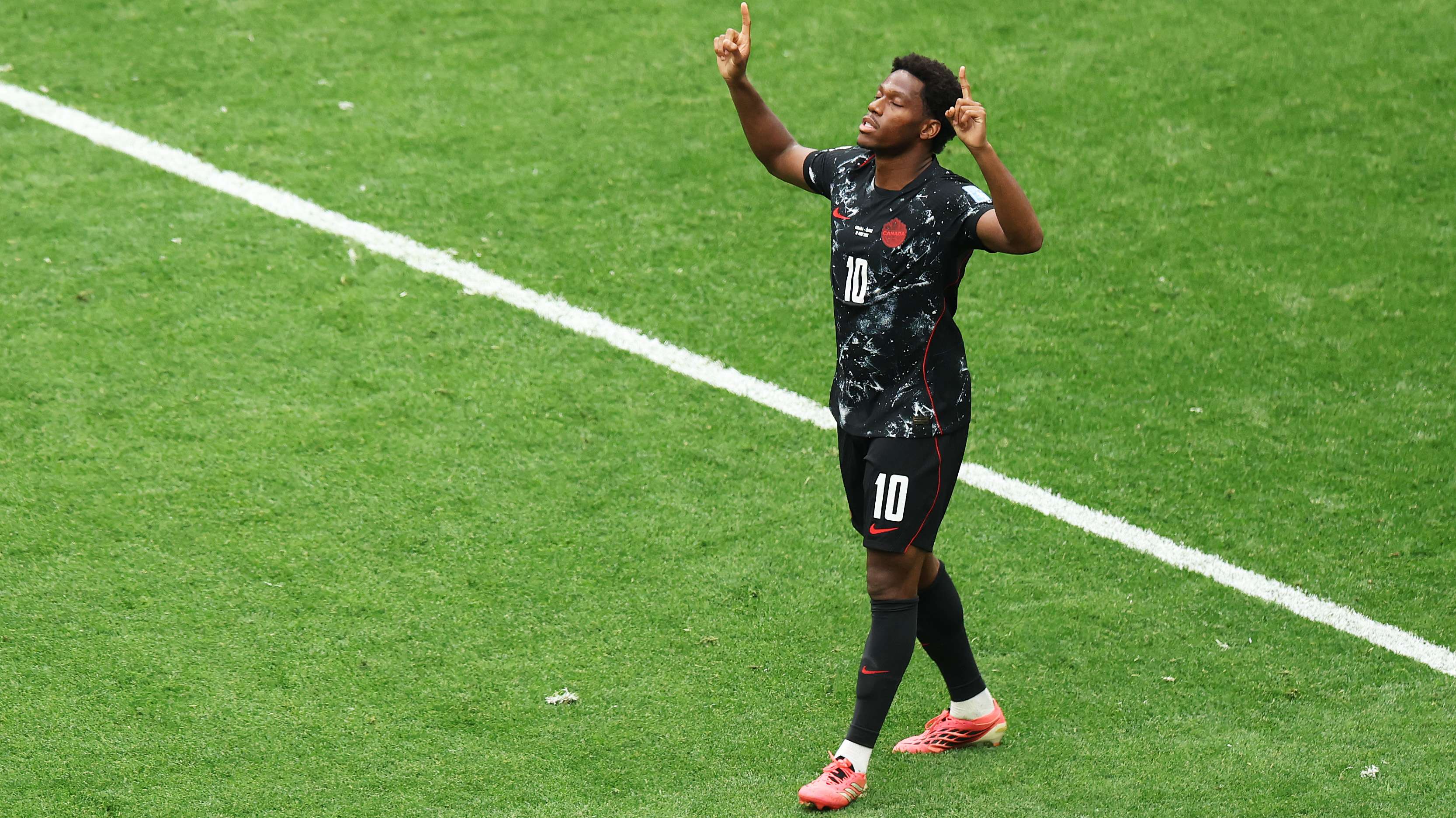 3332x1874 Jonathan David Silences Doubters With Historic Hat Trick As Ismael Koné Injury Darkens Canada's First World Cup Win And Losers Of Dominant Qatar Rout. Goal.com Canada