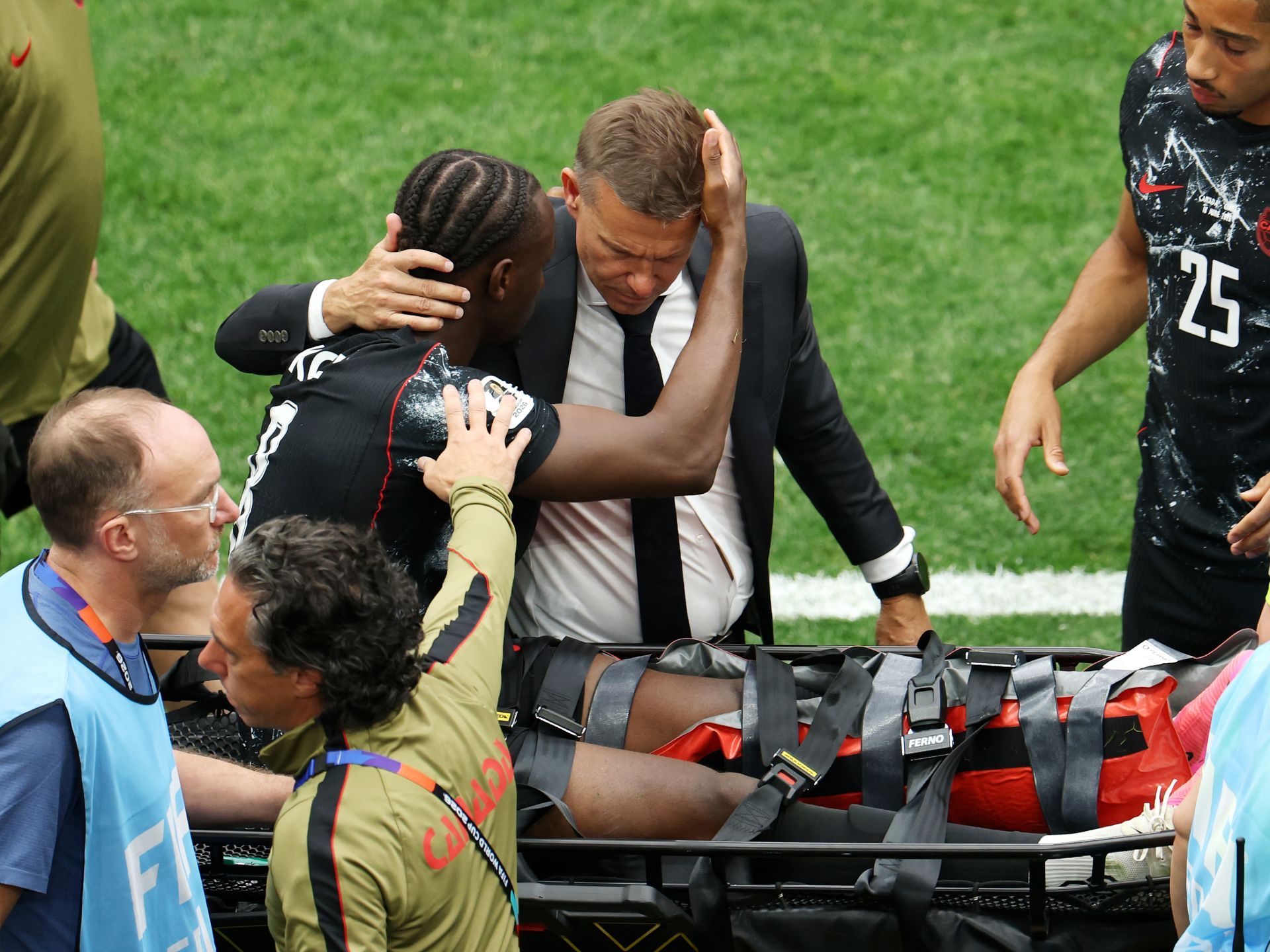 1920x1440 Emotional Jesse Marsch fights back tears in touching moment with Ismael Kone as Canada boss issues major health update