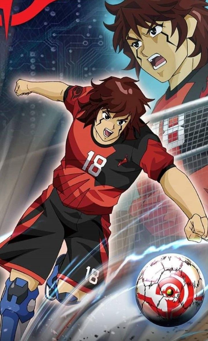 720x1180 Anime Soccer Player Kicking Ball. Ggo football, Soccer anime characters, Days anime football