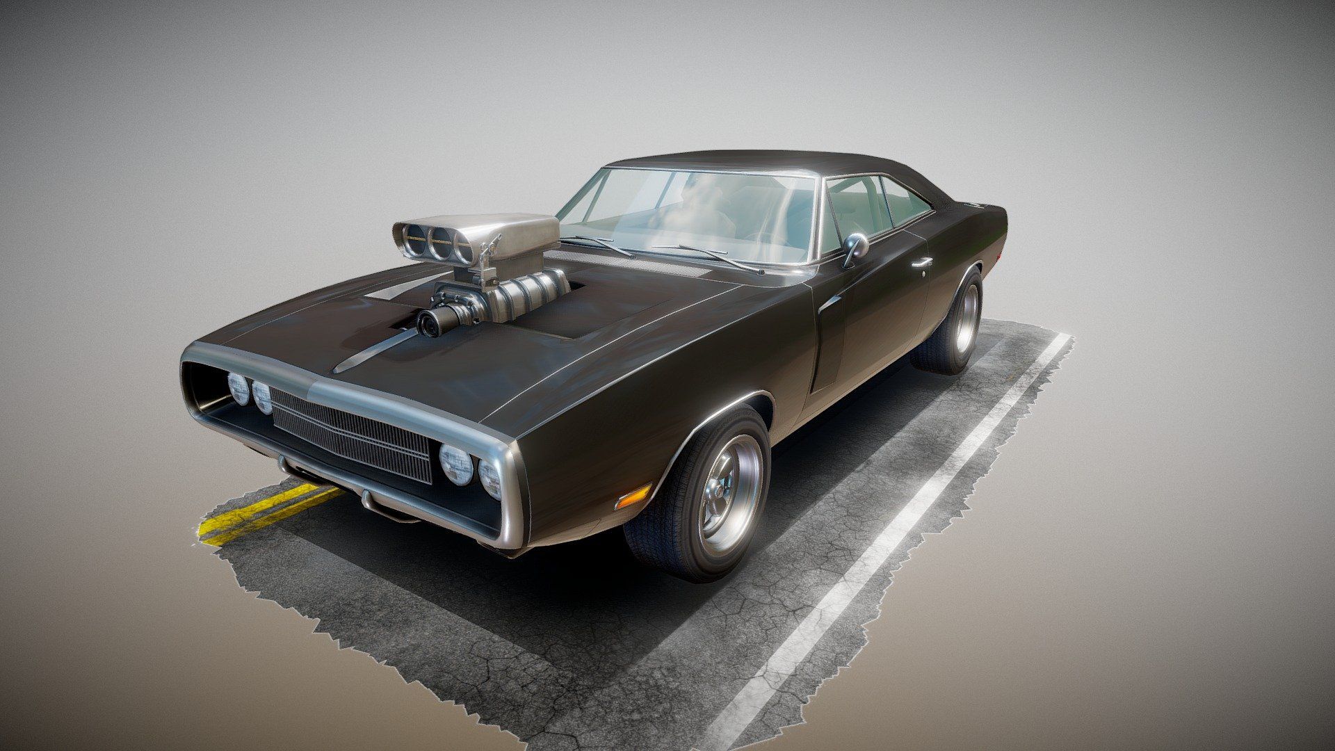 1920x1080 Veaceslav Condraciuc Dom's 1970 Dodge Charger R T