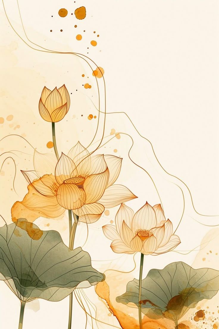 736x1104 Lotus Flowers