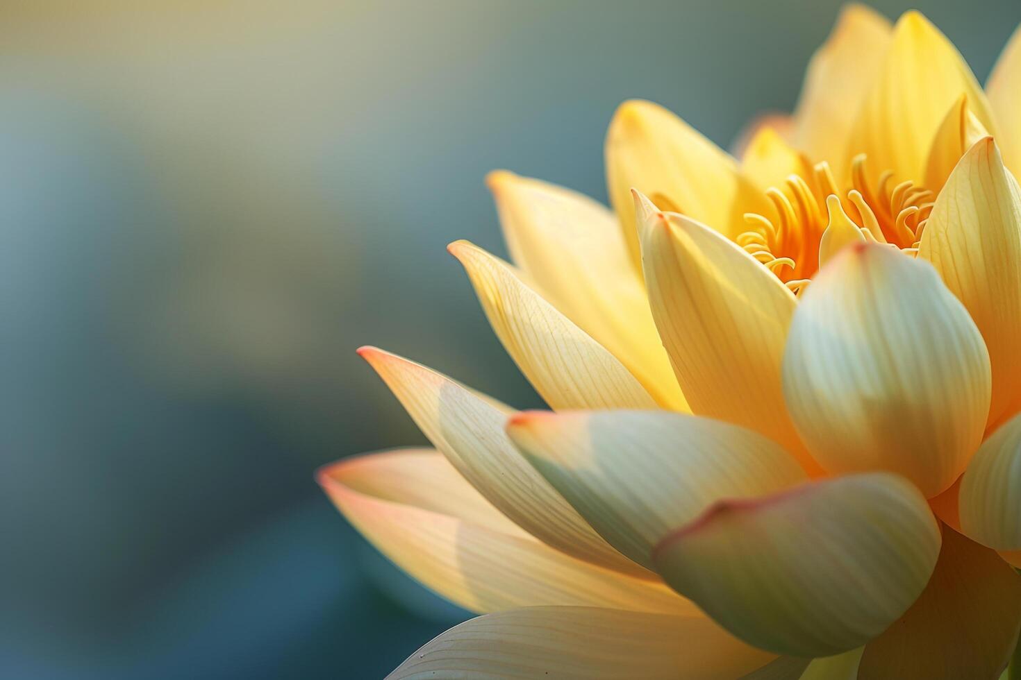 1470x980 a yellow lotus flower is shown in the center of the image