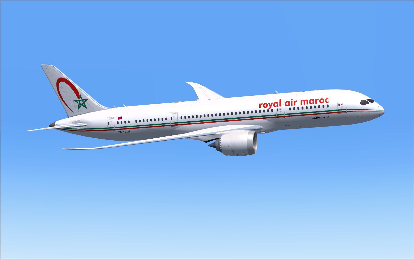 1680x1050 AI Royal Air Maroc Boeing 787 8