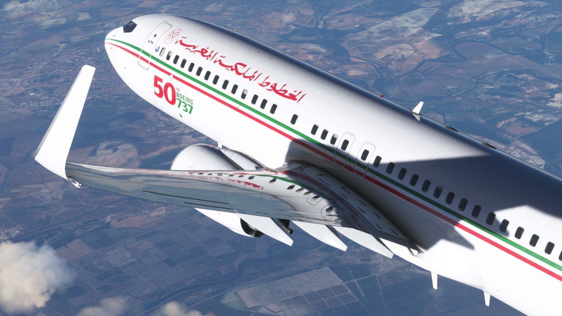 1920x1080 Royal Air Maroc Old Colors Fleet Pack Cabin B737 800 Liveries For MSFS