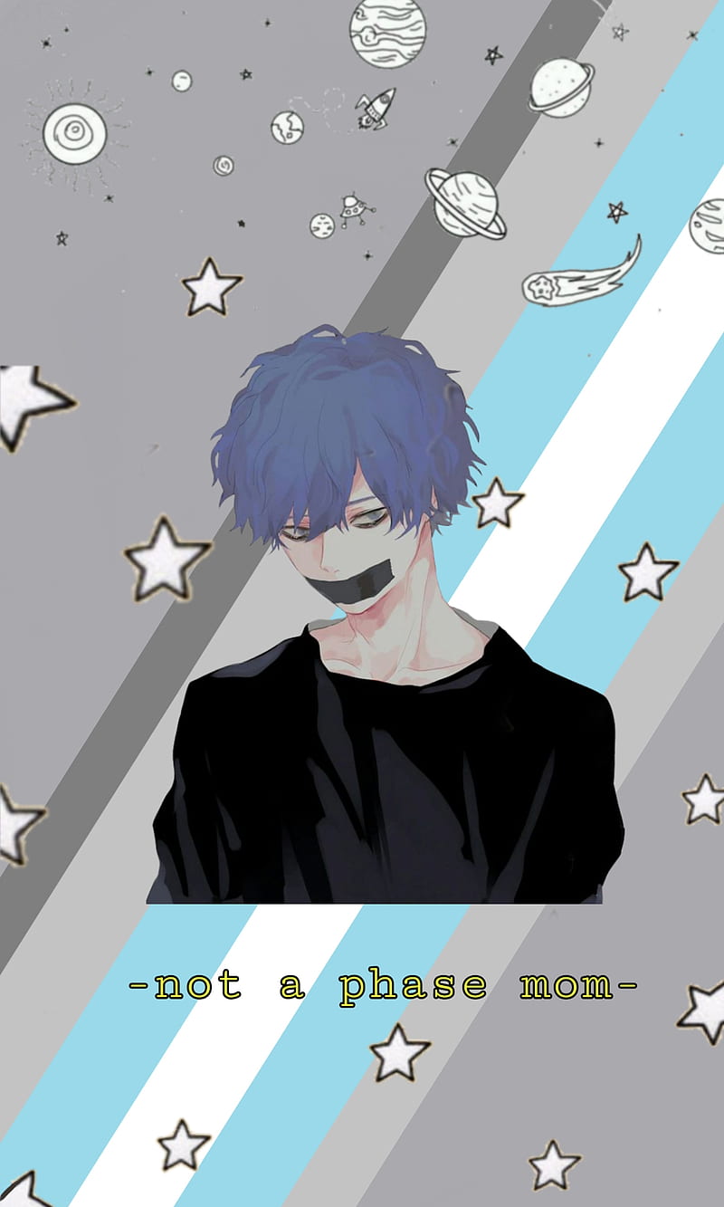 800x1333 Demiboy pride, anime, lgbt, HD phone wallpaper