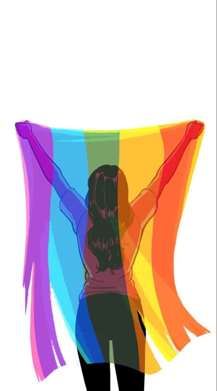 712x1280 Download Lgbt Anime Flag Wallpaper