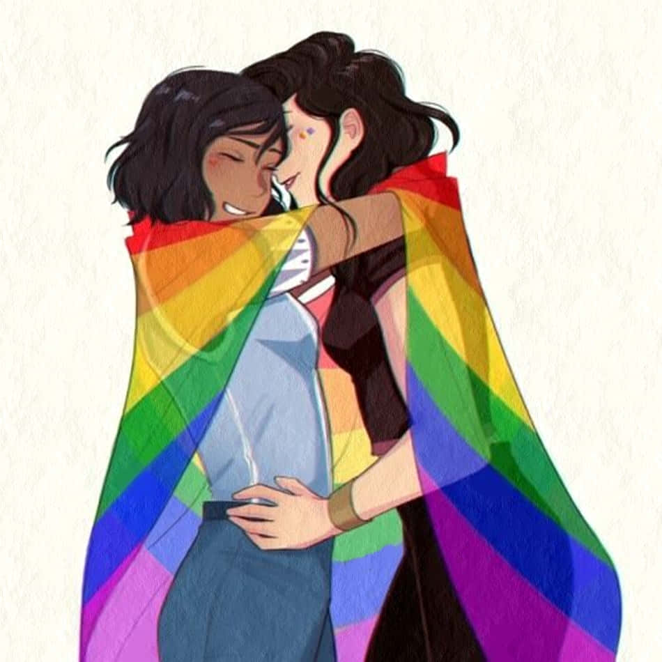 950x950 Download Lgbt Anime Love Wallpaper