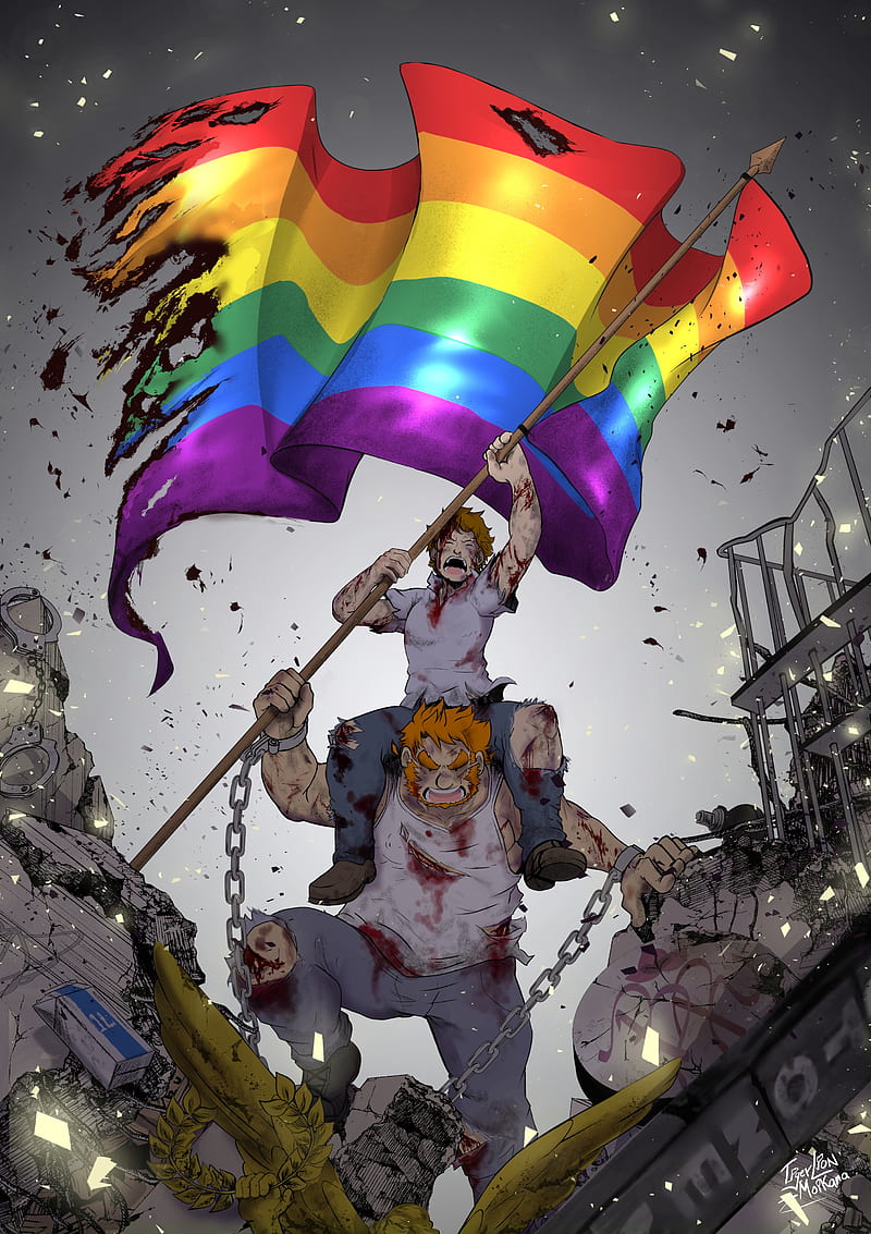 800x1133 Lgbt, love, animacion, HD phone wallpaper