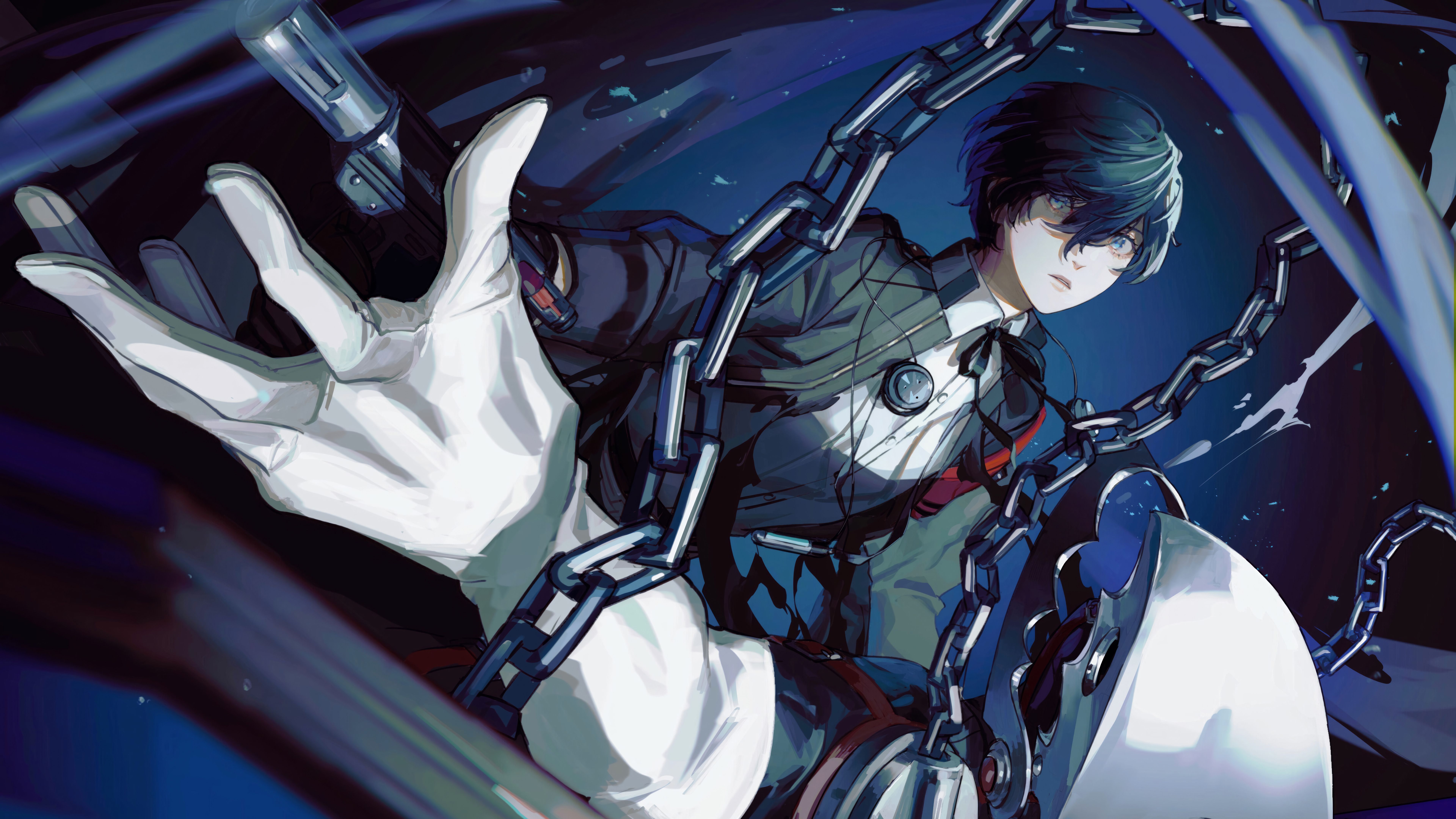 7680x4320 Persona 3 Reload Makoto Yuki Wallpaper 4K 8K HD PC n