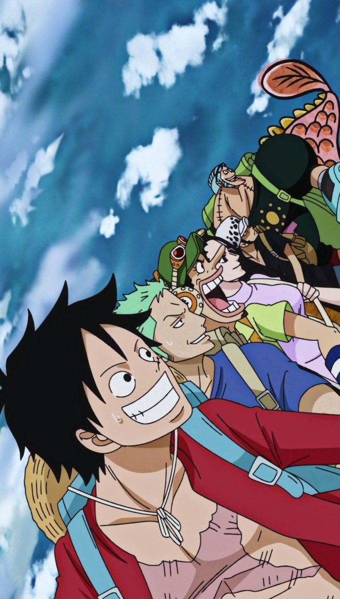 682x1200 Straw Hats and Ryunosuke Wallpaper. One Piece. Straw pirates, One piece season 1 wallpaper, Skypiea one piece wallpaper