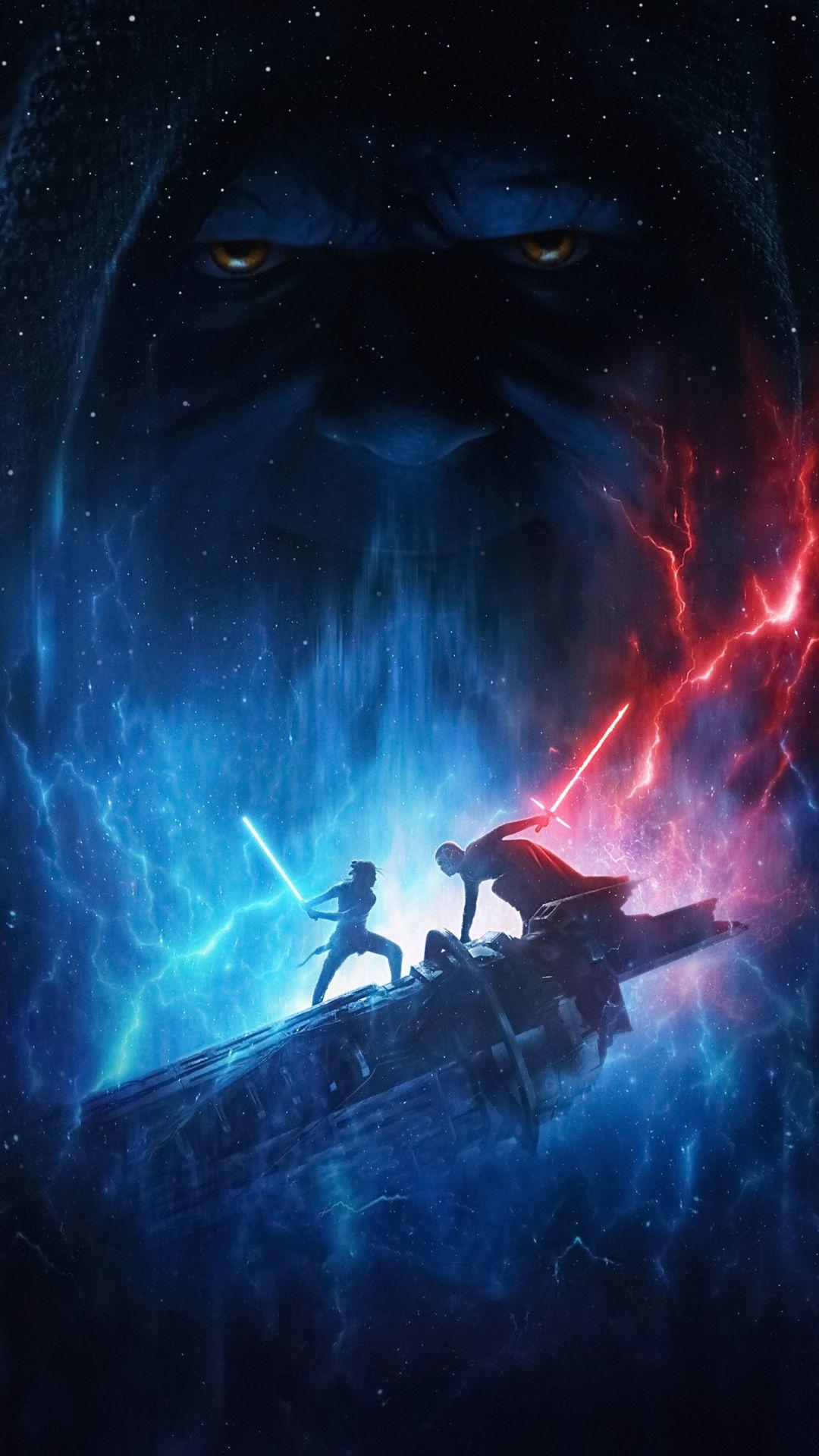 Download wallpaper Star Wars The Rise of Skywalker new poster 1080x1920