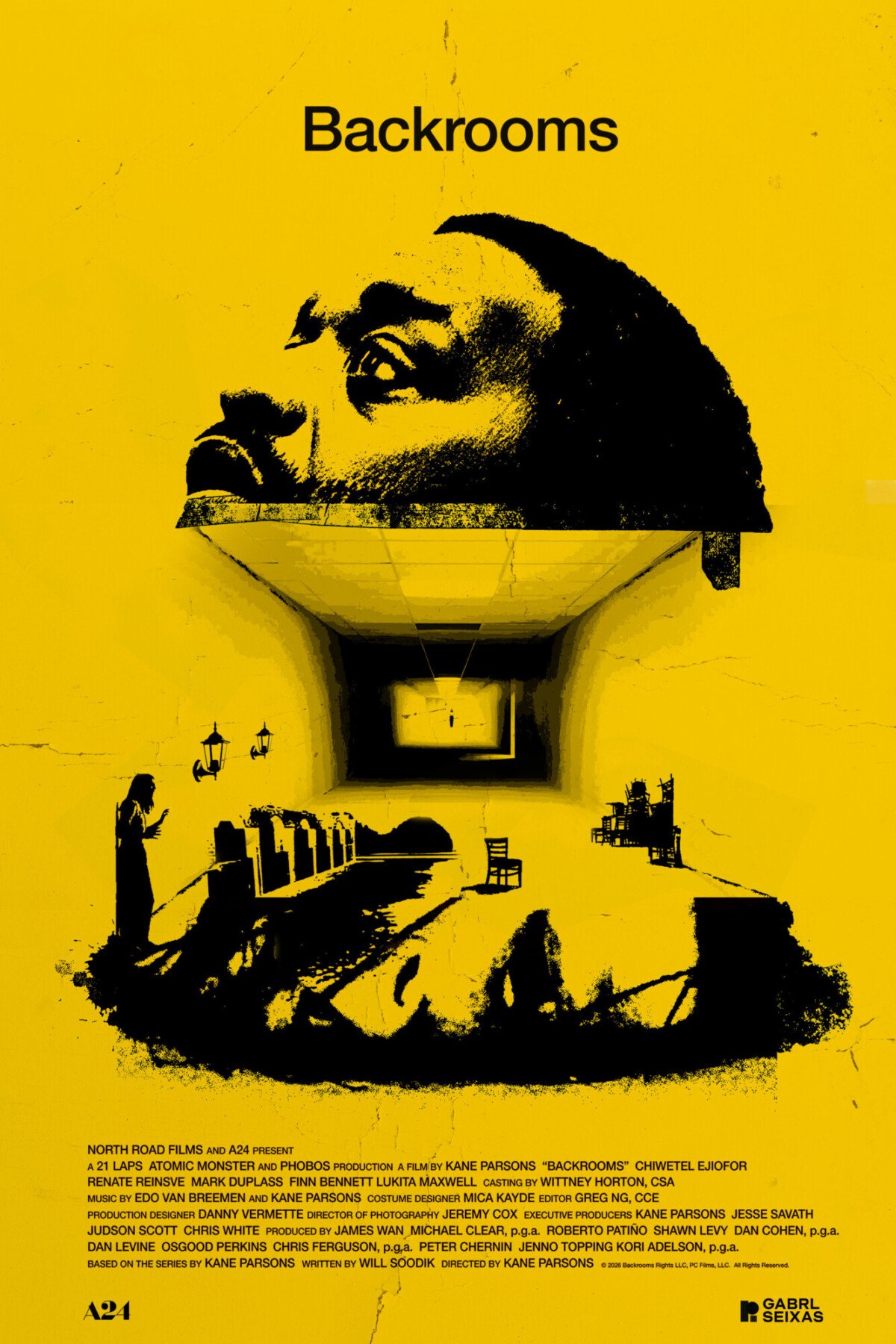 1200x1800 Backrooms (2026) Dir. By Kane Parsons. Poster By Gabrlseixas