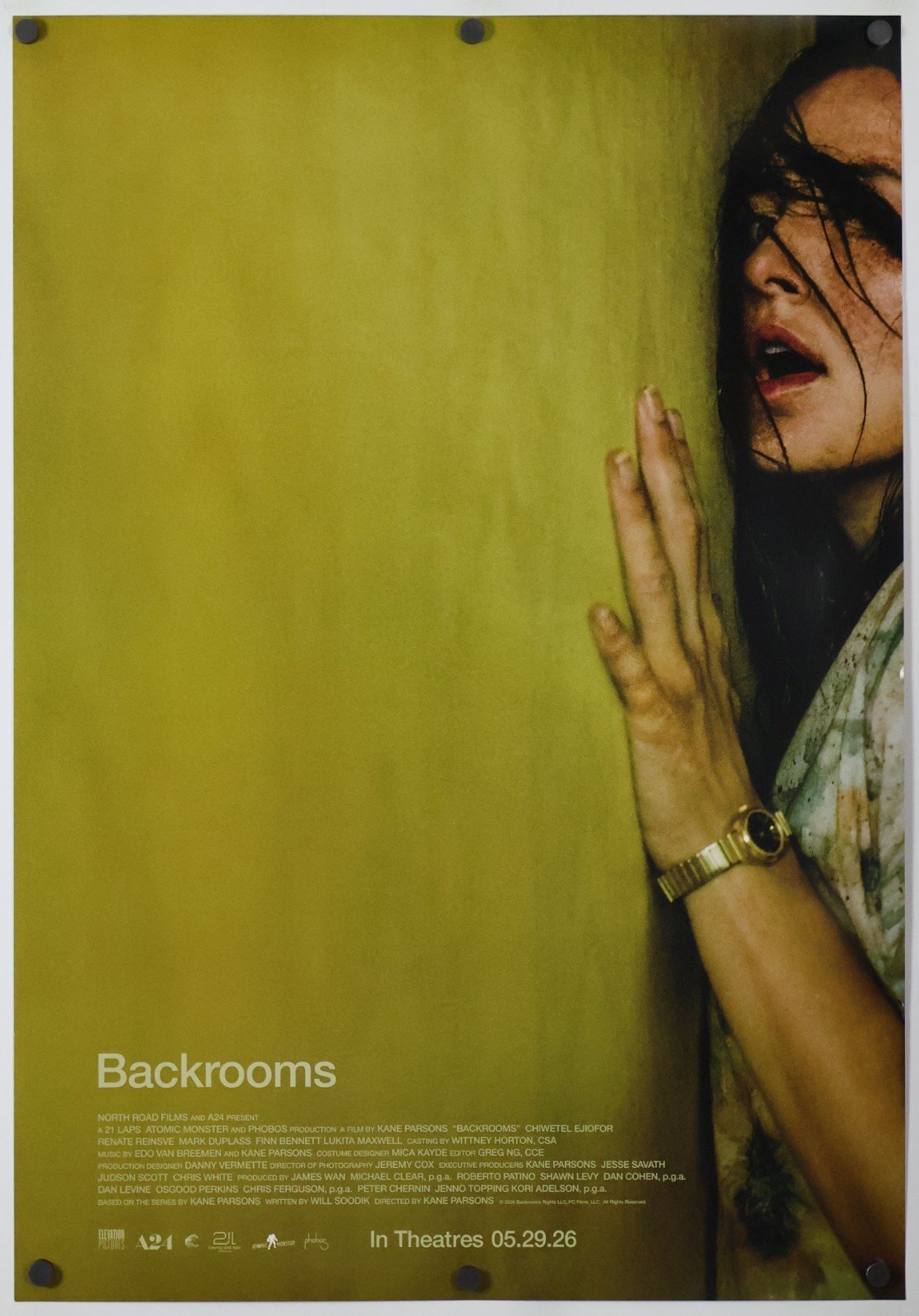 1118x1600 Backrooms movie poster 27x39 2026 B