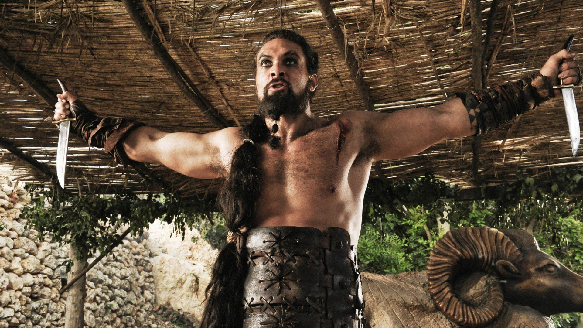 1920x1080 Similarities Between Ranveer Singh's Alauddin Khilji Look & Game Of Thrones Khal Drogo Look