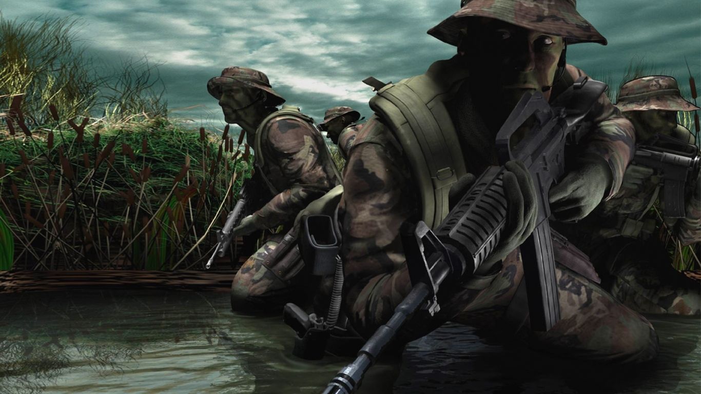 1366x768 seal team 6 Desktop wallpaper 1366x768