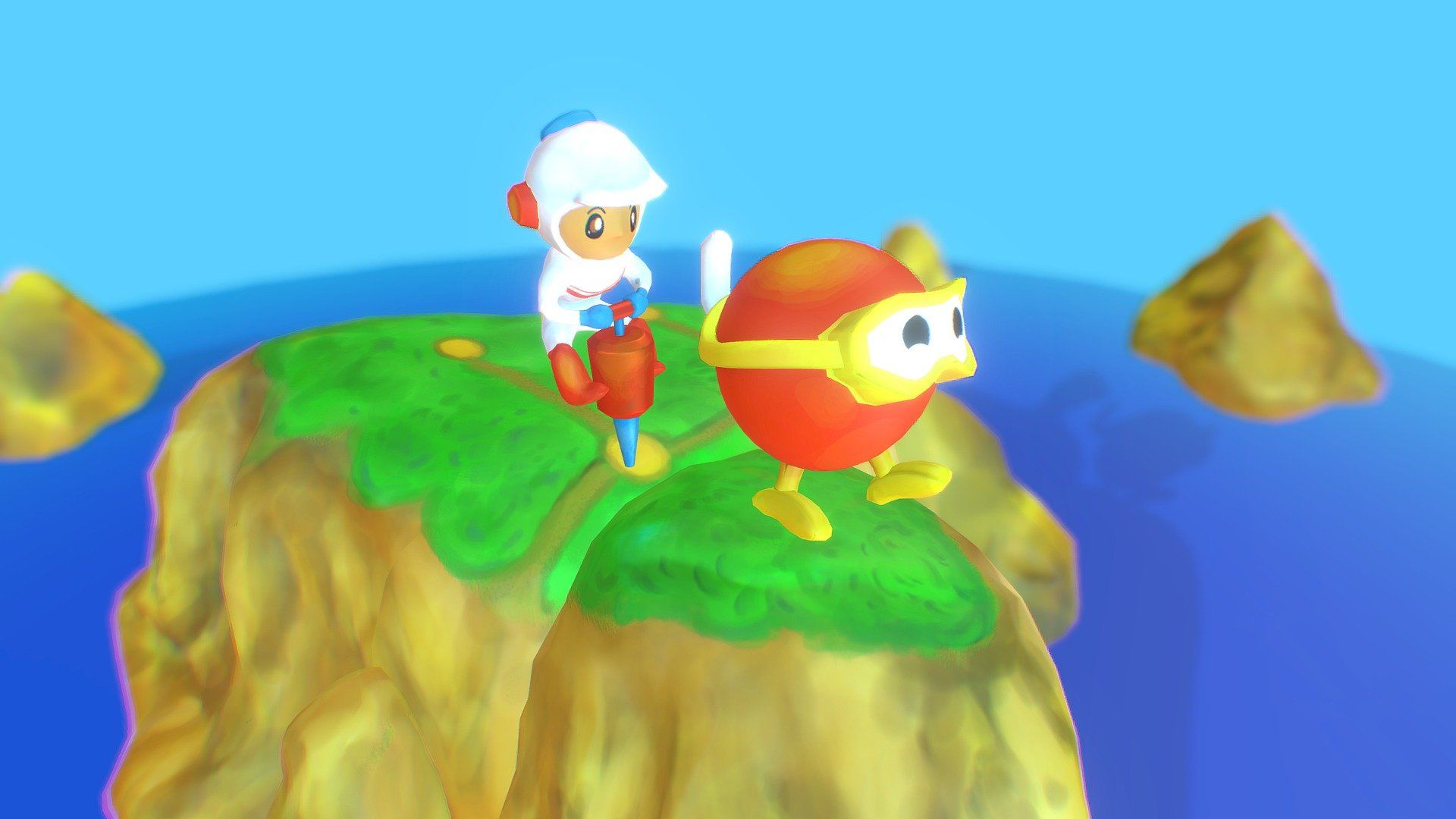 1920x1080 Dig Dug II: Island Chaos Free 3D model by Vin L [17fb30c]