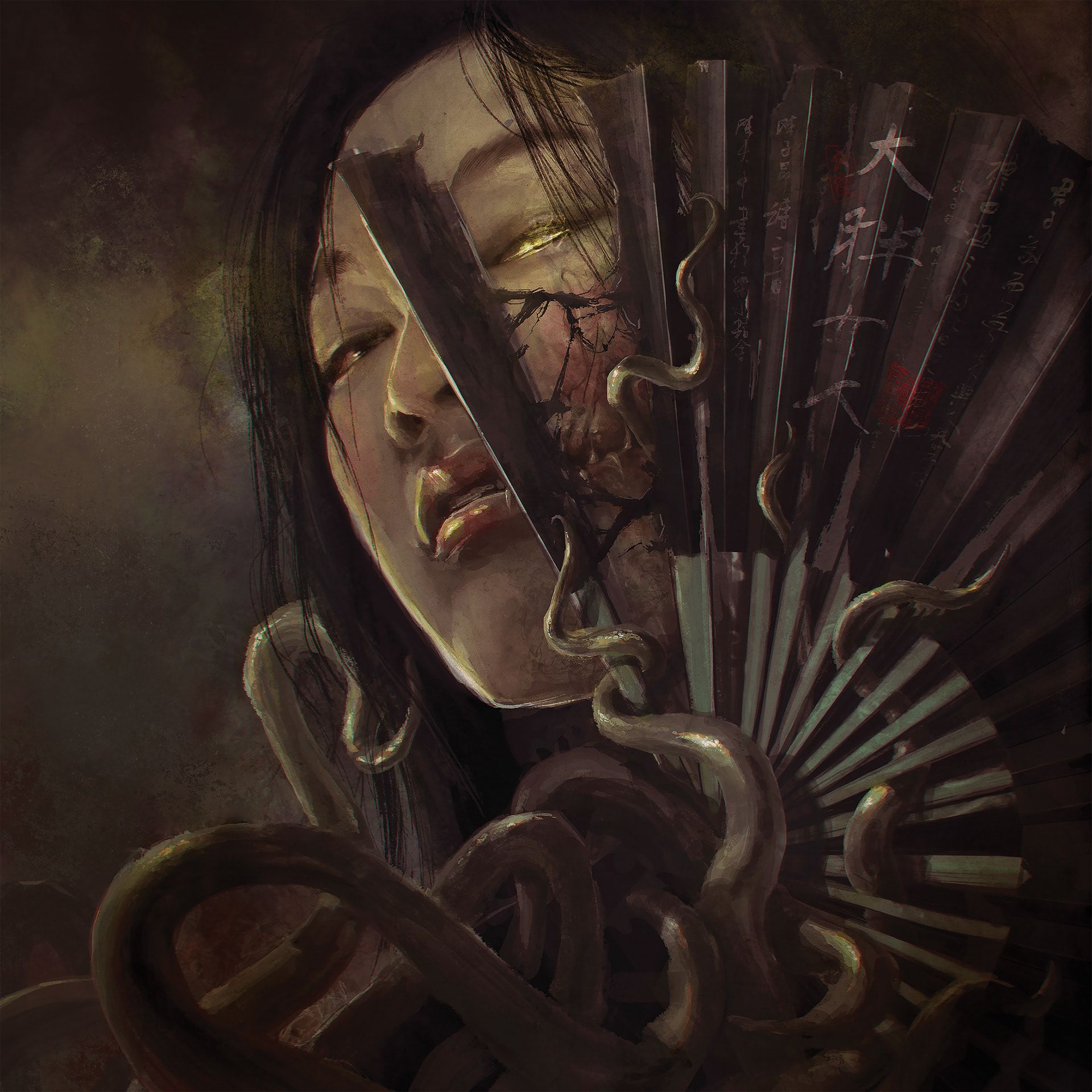 1920x1920 InkVoltage.com Graphics for Tabletop Games. Graphic Design and Illustration. of Cthulhu RPG: Masks of Nyarlathotep
