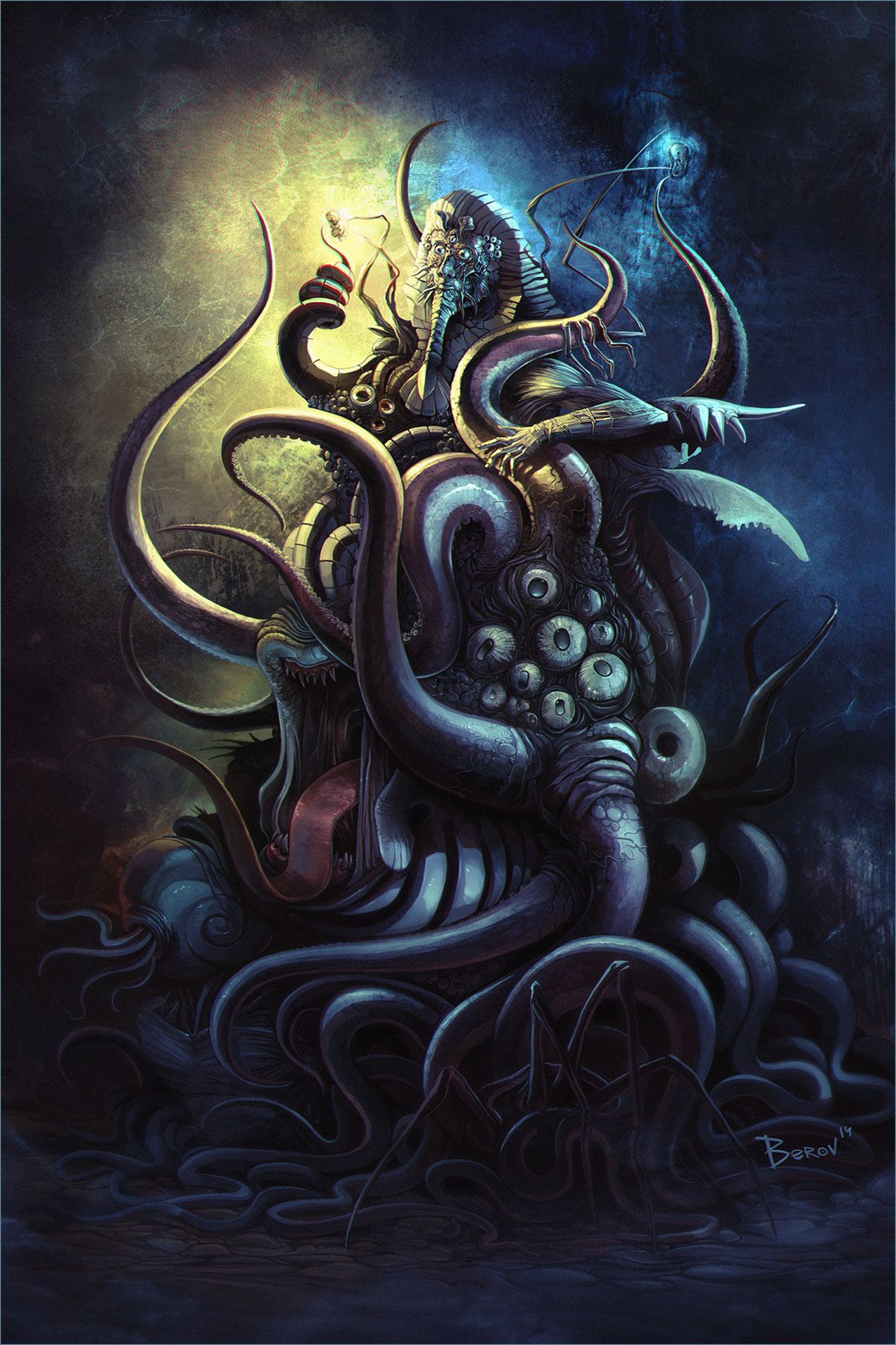 1200x1800 Nyarlathotep Crawling Chaos (3). Image - Behance