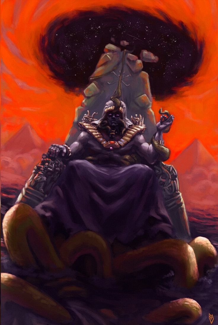 736x1095 Nyarlathotep Mythos fanart, Raul Vilela