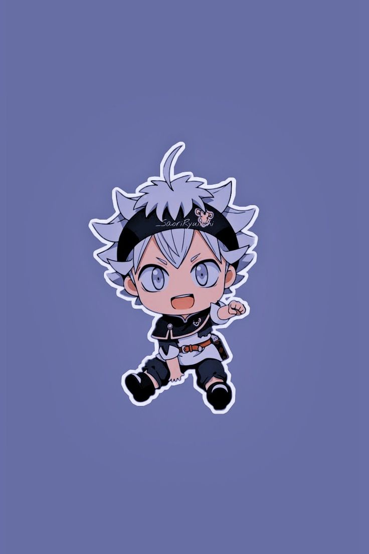 736x1104 Black Clover chibi