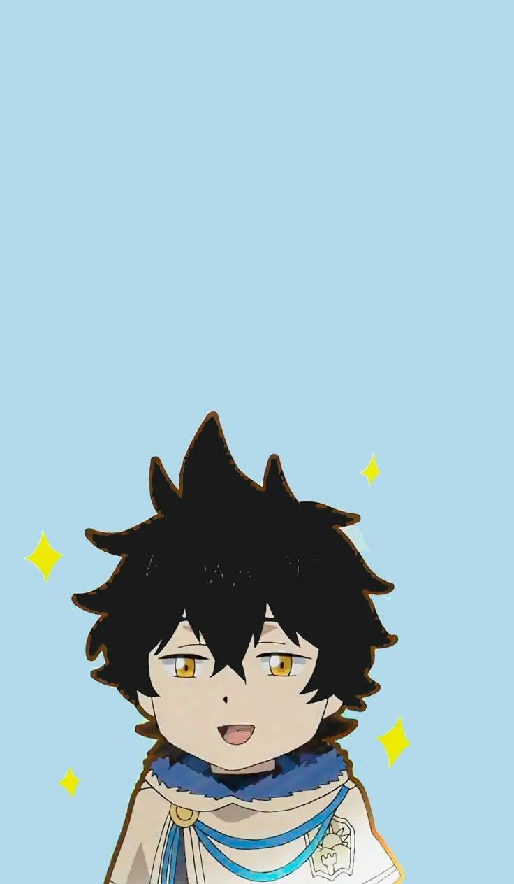 736x1264 Petit Clover #Yuno #Black Clover #Wallpaper